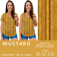 Load image into Gallery viewer, Batch #596 - Sweater Weather - Closes 10/9 - ETA early Dec - Mustard Everyday Tank &amp; Tee
