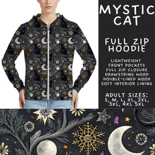 Load image into Gallery viewer, Batch #560 - Halloween 4 - Closes 7/26 - ETA late Sept - Mystic Cat Full Zip Hoodie
