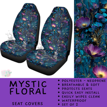 Load image into Gallery viewer, Batch #554 - Car Accessories 3 - Closes 7/10 - ETA early/mid Sept - Mystic Floral Vehicle Seat Covers
