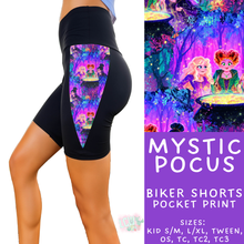 Load image into Gallery viewer, Batch #568 - Halloween Spooky Sets 3 - Closes 8/12 - ETA early October - Mystic Pocus Side Panel Biker Shorts
