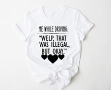 Load image into Gallery viewer, Wholesale Me While Driving Graphic Tee - Red
