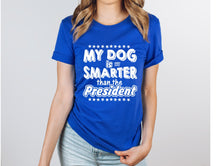 Load image into Gallery viewer, Wholesale My Dog is Smarter Graphic Tee - Red
