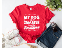 Load image into Gallery viewer, Wholesale My Dog is Smarter Graphic Tee - Black
