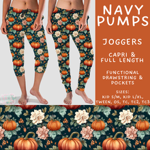 Load image into Gallery viewer, Batch #582 - Hello Fall 3 - Closes 9/7 - ETA early Nov - Navy Pumps Full and Capri Length Joggers
