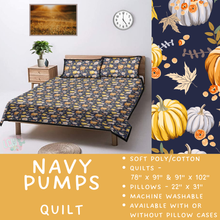 Load image into Gallery viewer, Batch  #410 - Cozy Quilts - Closes 9/10 - ETA late October - Navy Pumps Quilt

