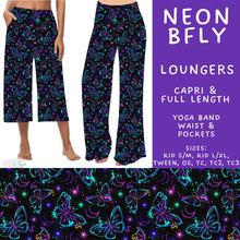 Load image into Gallery viewer, Batch #603 - September Request Run - Closes 10/26 - ETA mid/late Dec - Neon BFly Capri and Full Length Loungers
