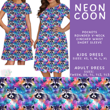 Load image into Gallery viewer, Batch #550 - Fun Run 24 - Closes 7/1 - ETA early Sept - Neon Coon Adult &amp; Kids Dresses
