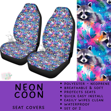 Load image into Gallery viewer, Batch #554 - Car Accessories 3 - Closes 7/10 - ETA early/mid Sept - Neon Coon Vehicle Seat Covers
