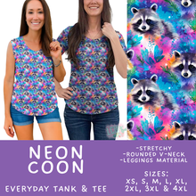 Load image into Gallery viewer, Batch #550 - Fun Run 24 - Closes 7/1 - ETA early Sept - Neon Coon Everyday Tank &amp; Tee

