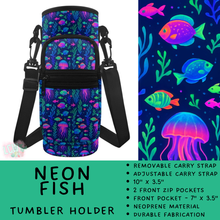 Load image into Gallery viewer, Batch #551 - Tumbler Holder 2 - Closes 7/3 - ETA early Sept - Neon Fish Tumbler Holder

