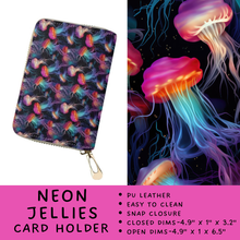 Load image into Gallery viewer, Batch #309 - Card Holders &amp; Mini Backpacks - Closing 3/24 - ETA late May - Neon Jellies Card Holder
