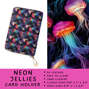 Batch #309 - Card Holders & Mini Backpacks - Closing 3/24 - ETA late May - Neon Jellies Card Holder