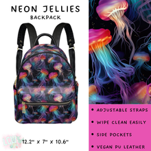 Load image into Gallery viewer, Batch #309 - Card Holders &amp; Mini Backpacks - Closing 3/24 - ETA late May - Neon Jellies Mini Backpack
