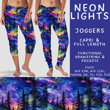 Load image into Gallery viewer, Batch #548 - May Request Run - Closes 6/26 - ETA late August - Neon Lights Full and Capri Length Joggers
