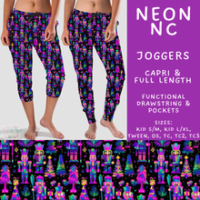 Load image into Gallery viewer, Batch #595 - Christmas Spirit 2 - Closes 10/7 - ETA early Dec - Neon NC Full and Capri Length Joggers
