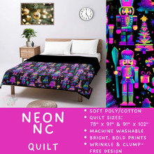 Load image into Gallery viewer, Batch #597 - Christmas Quilts - Closes 10/12 - ETA early Dec - Neon NC Quilt

