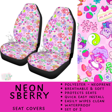 Load image into Gallery viewer, Batch #554 - Car Accessories 3 - Closes 7/10 - ETA early/mid Sept - Neon SBerry Vehicle Seat Covers
