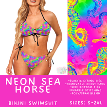 Load image into Gallery viewer, Batch #543 - Pool Party 2 - Closes 6/15 - ETA early/mid August - Neon Sea Horse Women's 2 Piece Bikini
