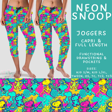 Load image into Gallery viewer, Batch #555 - Cool Characters 7 - Closes 7/13 - ETA mid Sept - Neon Snoop Full and Capri Length Joggers
