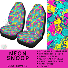 Load image into Gallery viewer, Batch #554 - Car Accessories 3 - Closes 7/10 - ETA early/mid Sept - Neon Snoop Vehicle Seat Covers
