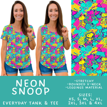 Load image into Gallery viewer, Batch #555 - Cool Characters 7 - Closes 7/13 - ETA mid Sept - Neon Snoop Everyday Tank &amp; Tee
