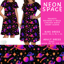 Load image into Gallery viewer, Batch #550 - Fun Run 24 - Closes 7/1 - ETA early Sept - Neon Space Adult &amp; Kids Dresses

