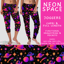 Load image into Gallery viewer, Batch #550 - Fun Run 24 - Closes 7/1 - ETA early Sept - Neon Space Full and Capri Length Joggers
