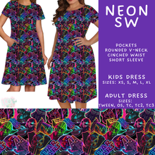 Load image into Gallery viewer, Batch #603 - September Request Run - Closes 10/26 - ETA mid/late Dec - Neon SW Adult &amp; Kids Dresses
