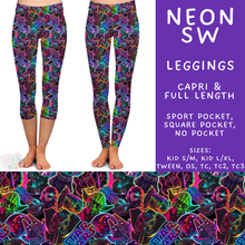 Load image into Gallery viewer, Batch #603 - September Request Run - Closes 10/26 - ETA mid/late Dec - Neon SW Full and Capri Length Leggings
