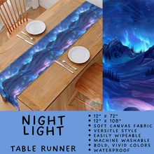 Load image into Gallery viewer, Batch #602 - Table Runners &amp; Placemats - Closes 10/23 - ETA mid Dec - Night Light Table Runner
