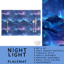 Load image into Gallery viewer, Batch #602 - Table Runners &amp; Placemats - Closes 10/23 - ETA mid Dec - Night Light Placemat
