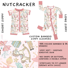 Load image into Gallery viewer, Batch #438 - Little Dreamers Christmas 2 - Closes 10/29 - ETA early Dec - Nutcracker Short and Long Zippy Sleeper
