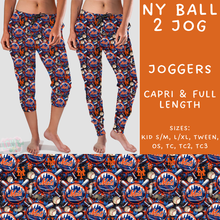 Load image into Gallery viewer, Ready To Ship - Batch #296 - Strike Out - NY Ball 2 Capri Joggers - OS
