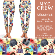 Load image into Gallery viewer, Batch #592 -  Fun Run 27 - Closes 9/30 - ETA late Nov - NYC Crew Full and Capri Length Leggings

