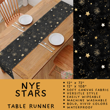Load image into Gallery viewer, Batch #602 - Table Runners &amp; Placemats - Closes 10/23 - ETA mid Dec - NYE Stars Table Runner
