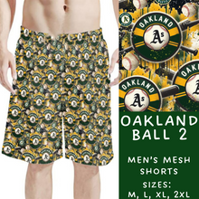 Load image into Gallery viewer, Batch #310 - Men&#39;s Baseball Shorts - Closes 3/26 - ETA mid/late May - Oakland Ball 2 Men&#39;s Shorts
