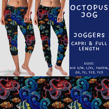 Load image into Gallery viewer, Batch #307 - Sea Life - Closes 3/20 - ETA mid May - Octopus Full and Capri Length Joggers
