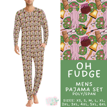 Load image into Gallery viewer, Batch #584 - Christmas Family Pajamas - Closes 9/11 - ETA mid Nov - Oh Fudge Men's Pajama Set
