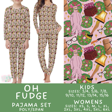 Load image into Gallery viewer, Batch #584 - Christmas Family Pajamas - Closes 9/11 - ETA mid Nov - Oh Fudge Womens &amp; Kids Pajama Set
