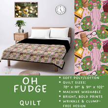 Load image into Gallery viewer, Batch #597 - Christmas Quilts - Closes 10/12 - ETA early Dec - Oh Fudge Quilt
