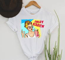 Load image into Gallery viewer, Wholesale Okay Karen Graphic Tee - Blue
