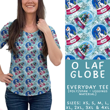 Load image into Gallery viewer, Batch #432 - Winter Globes - Closes 10/17 - ETA early December - O Laf Globe Everyday Tee
