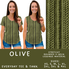 Load image into Gallery viewer, Batch #596 - Sweater Weather - Closes 10/9 - ETA early Dec - Olive Everyday Tank &amp; Tee
