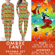 Load image into Gallery viewer, Batch #587 - Family Pajamas 2 - Closes 9/18 - ETA mid Nov - Ombre Fant Women's &amp; Kid's Pajama Sets
