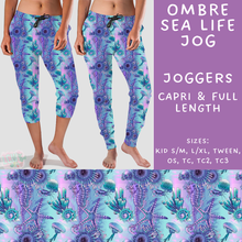 Load image into Gallery viewer, Batch #307 - Sea Life - Closes 3/20 - ETA mid May - Ombre Sea Life Full and Capri Length Joggers
