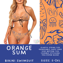 Load image into Gallery viewer, Batch #543 - Pool Party 2 - Closes 6/15 - ETA early/mid August - Orange Sum Women's 2 Piece Bikini
