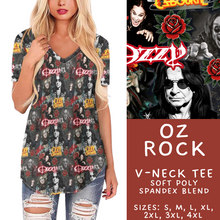 Load image into Gallery viewer, Batch #411 - July Request Run - Closes 9/11 - ETA late October - Oz Rock V-Neck Tee
