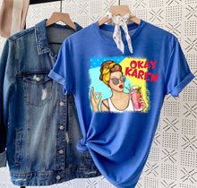 Load image into Gallery viewer, Wholesale Okay Karen Graphic Tee - Grey
