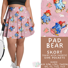 Load image into Gallery viewer, Batch #456 - Storybook Collection 4 - Closes 11/28 - ETA late Jan - Pad Bear Skort
