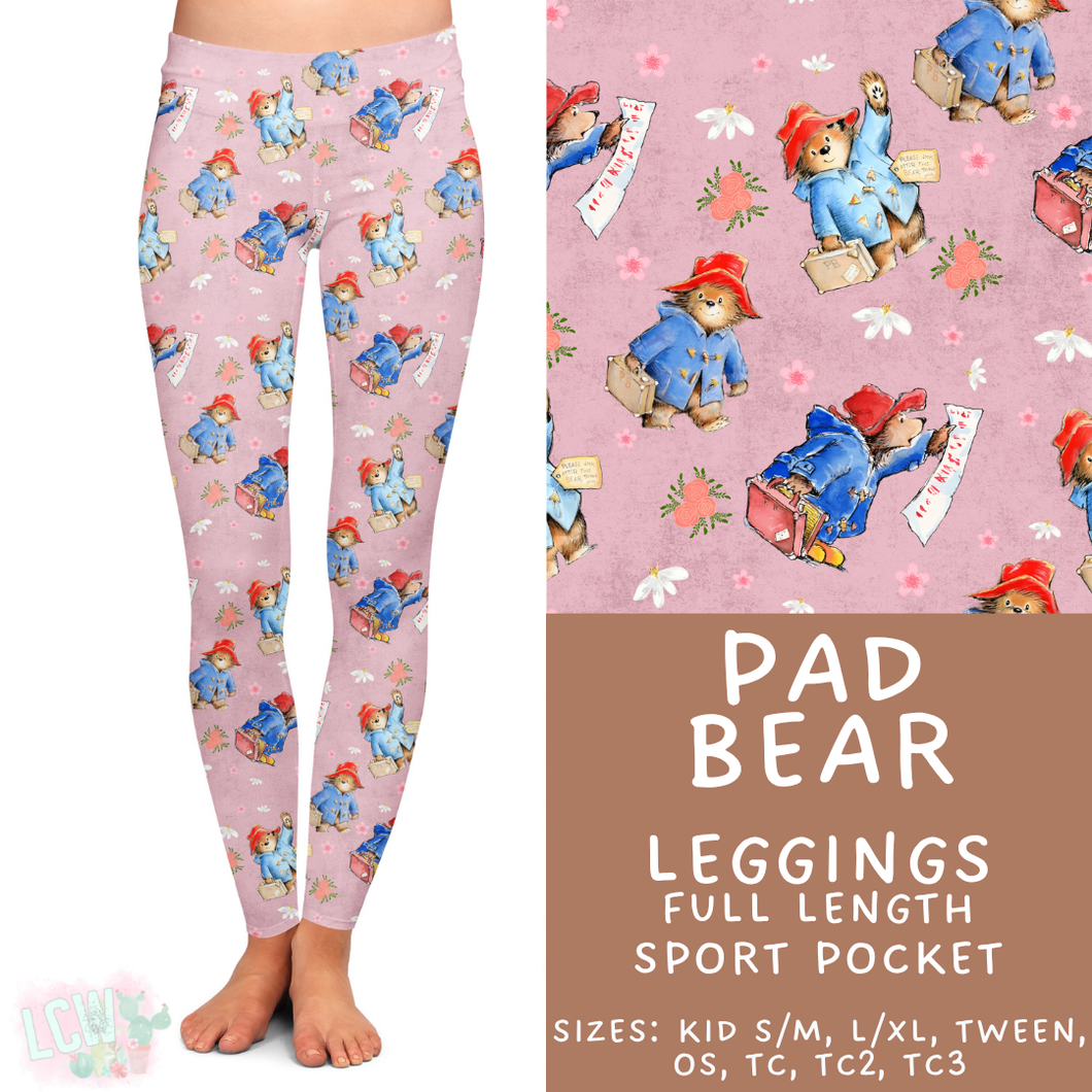 Batch #456 - Storybook Collection 4 - Closes 11/28 - ETA late Jan - Pad Bear Full Length Leggings